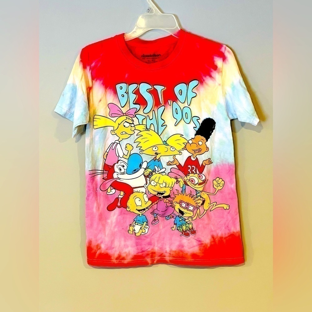 RUGRATS, Nickelodeon T-shirt, size S tall, great condition, tie-dye - Picture 1 of 4
